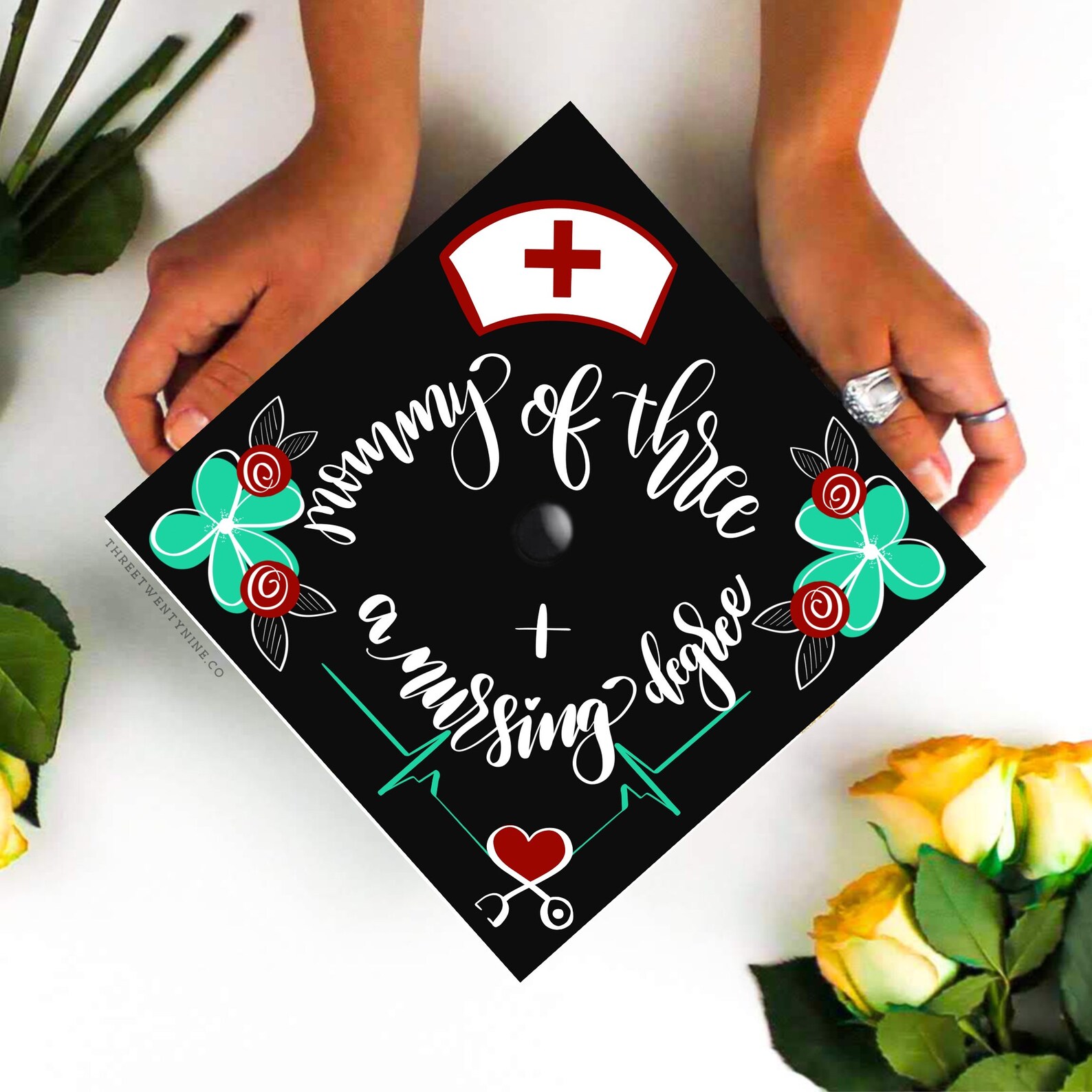 Nursing Graduation Cap Decoration Download | Custom | Thalia - Etsy