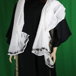 Ancient Roman Greek Dalmatica Costume with Trim image 7