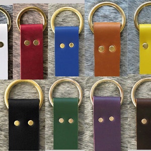 Long Medieval Leather Ring Belt USA made  SCA, LARP, Faire - 9 colors