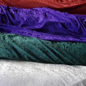 Panne Velvet by the yard 60 wide. Full line of colors from a Small Business. image 8
