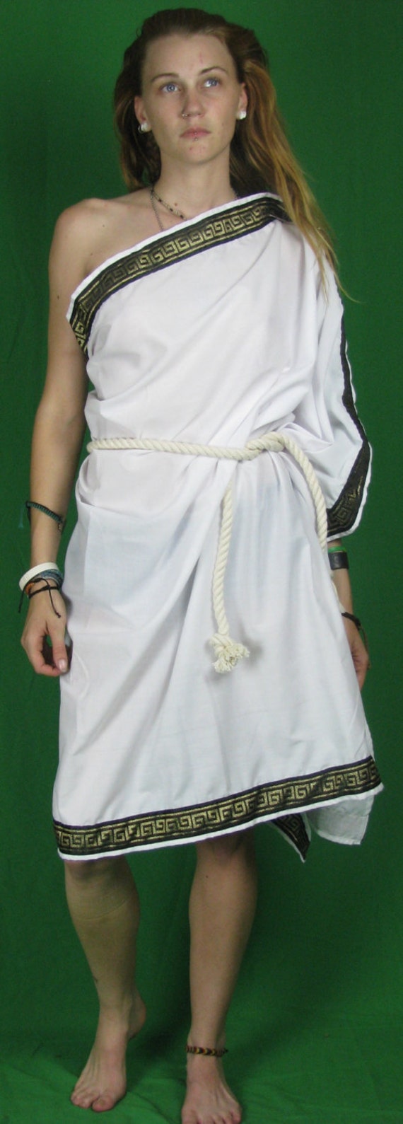 Greek Chiton With Trim Ancient Greek Costume With Trim and - Etsy