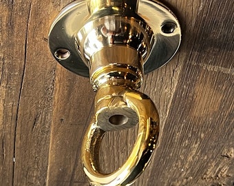 Plant Hook - Ceiling Loop - Solid Brass - Ceiling Hook - Premium Quality - Plant Hanger