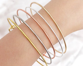 30pcs Adjustable Bangle Bracelet Blanks, Gold, Silver, Rose Gold
