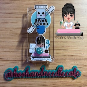 Swab Squad Retractable Badge Reel – Lab Tech, Nurse, Medical Staff