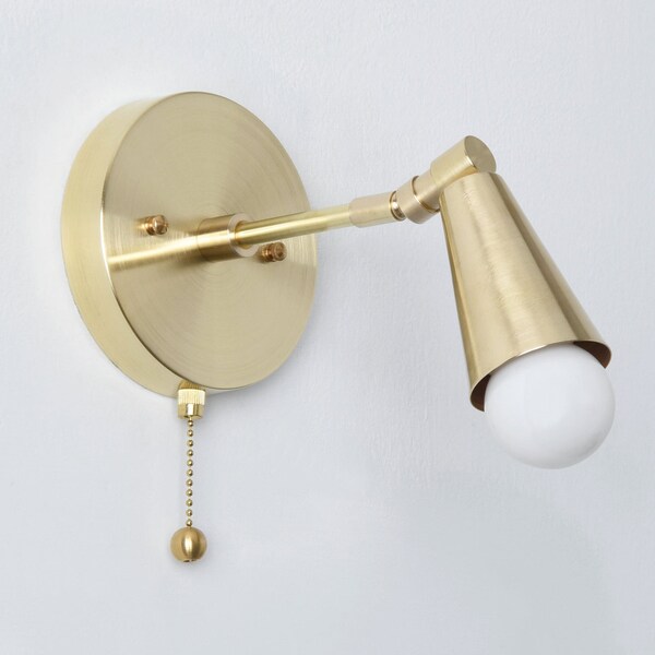 Wall Light Pull Chain Etsy