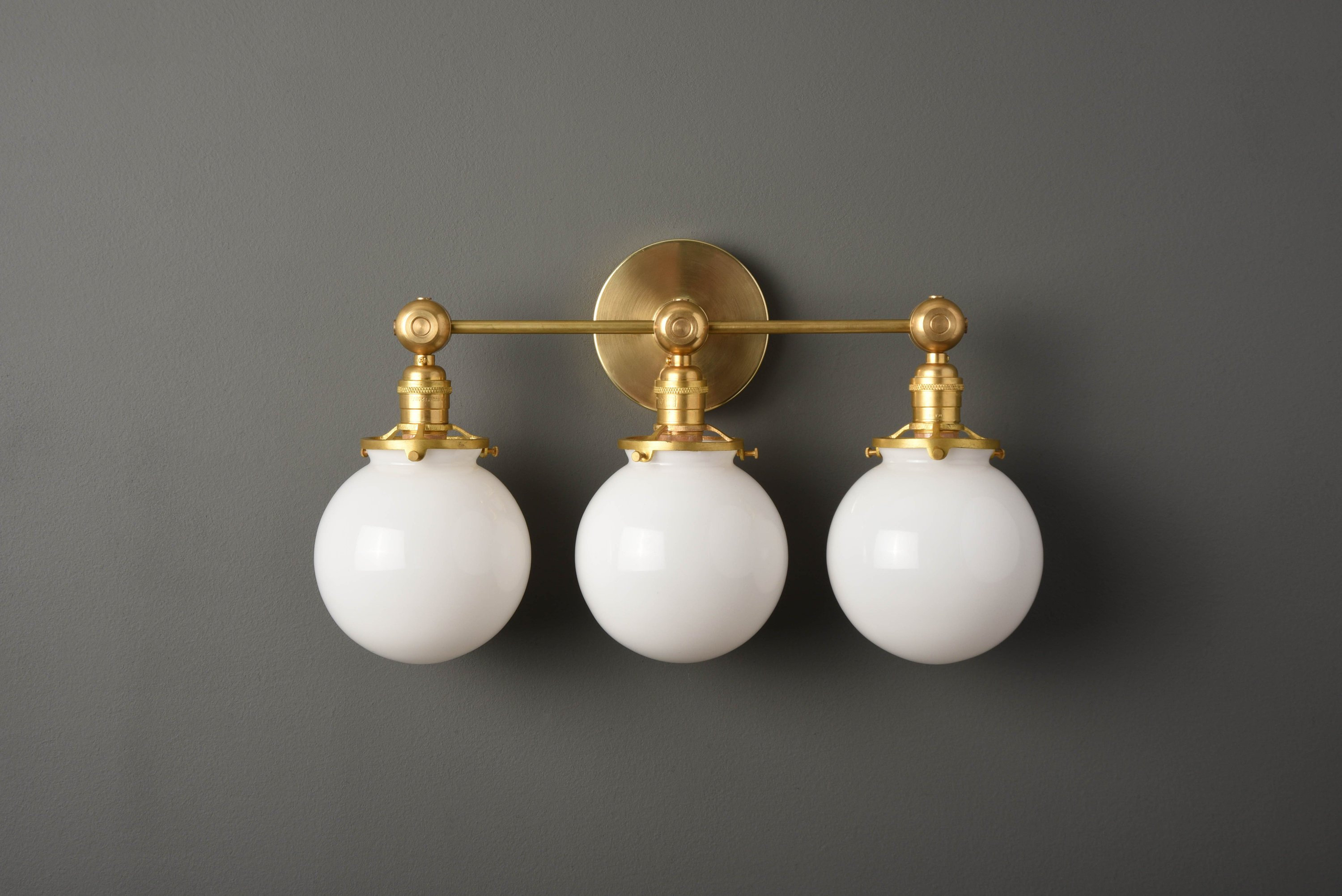 Gold Vanity Light Modern Wall Sconce Mid Century Industrial
