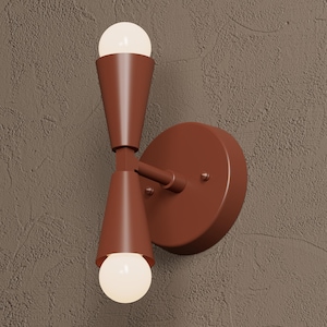 Modern Wall Sconce - Mint Green Sconce - Wall Light - Mid Century - Modern - Industrial - Bathroom Vanity - UL Listed [ANSONIA]