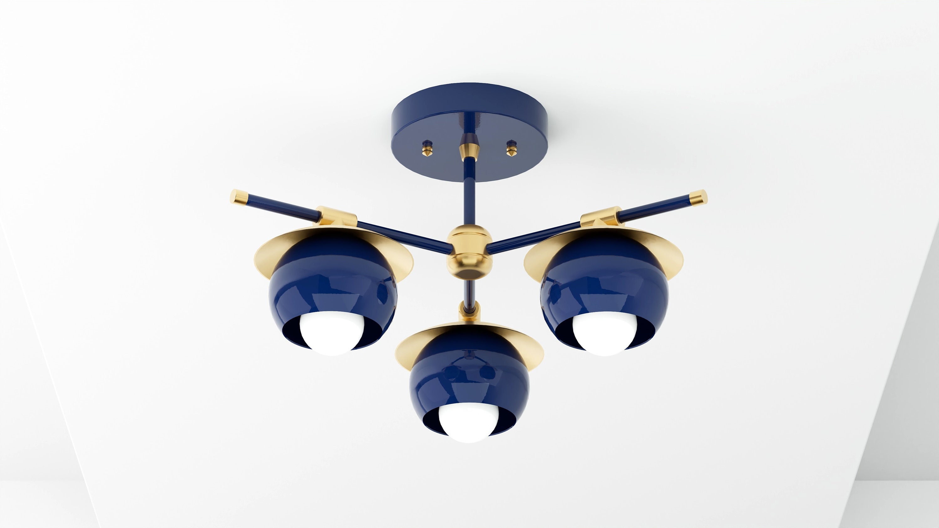 Navy blue ceiling lights deals