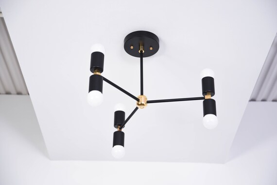 Modern Chandelier Lighting Black Brass Mid Century Modern Chandelier Lighting Black, Large Black Contemporary Chandelier