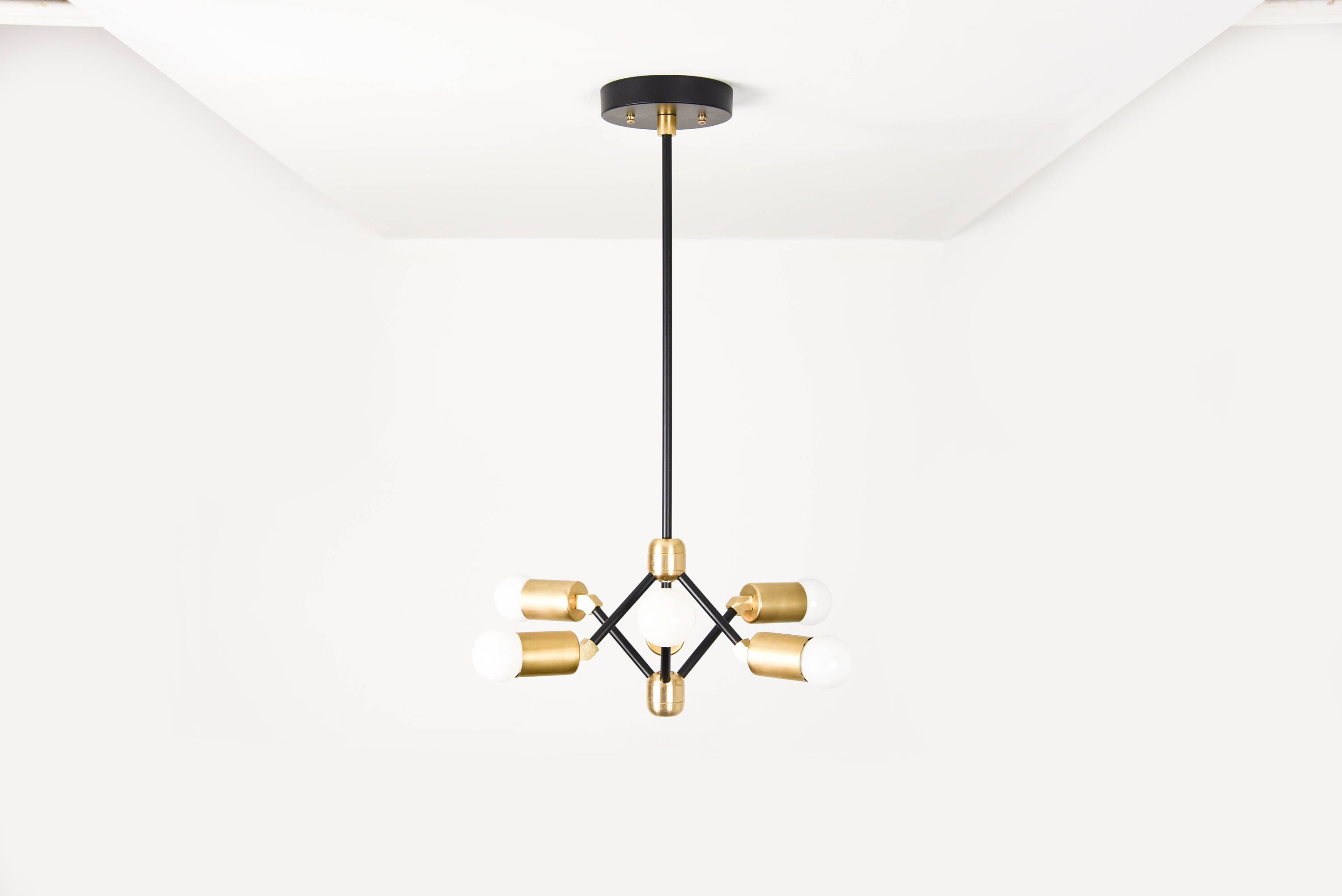 Phoenix Chandelier Black Brass Mid Century Industrial Phoenix Chandelier Black Brass Mid Century Industrial Modern Pinwheel Sputnik 6 Arm Edison Hanging Light Ul Listed