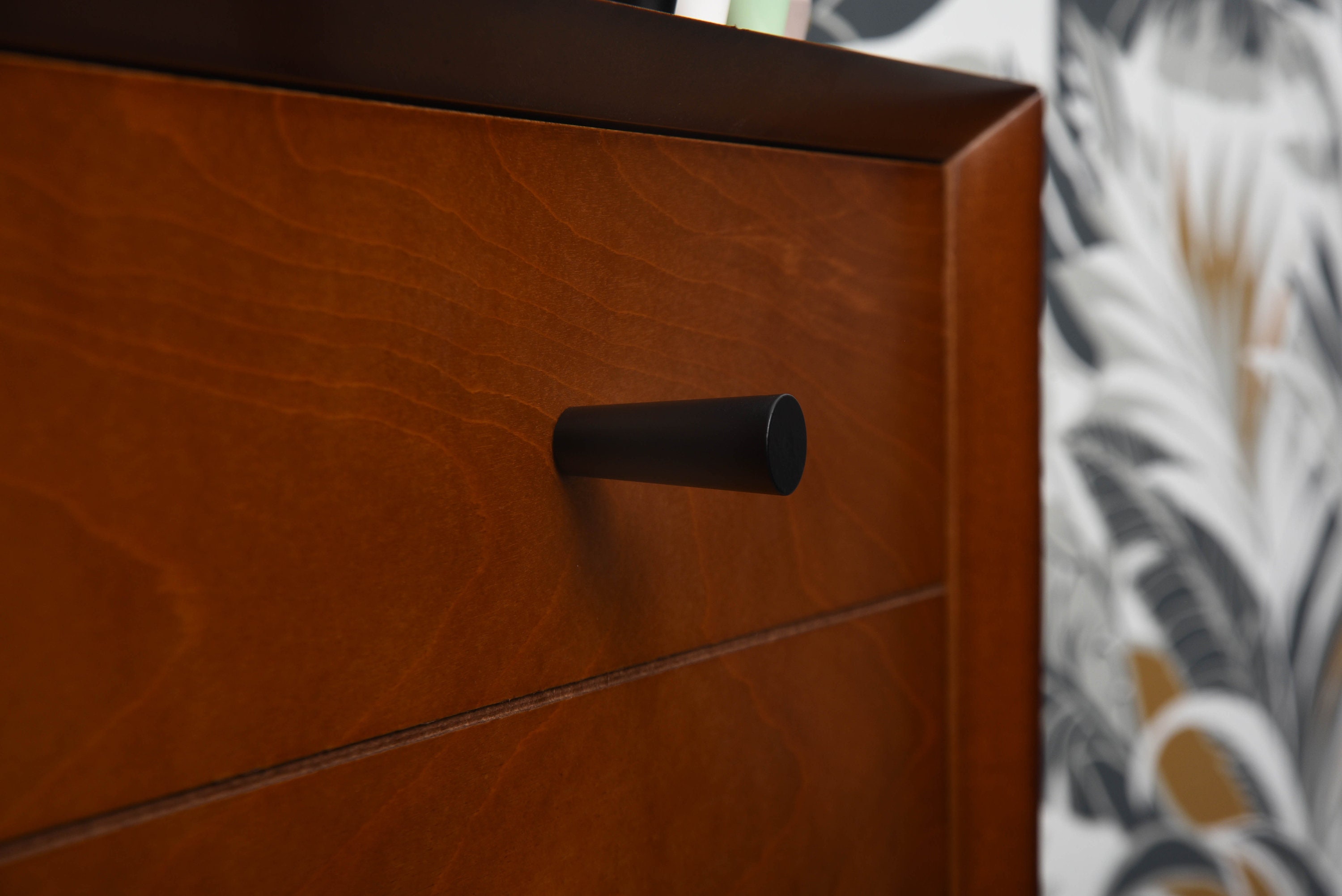 Modern Matte Black Drawer Pull Mid Century Cabinet Modern Matte Black Drawer Pull Mid, Mid Century Modern Black Cabinet Knobs