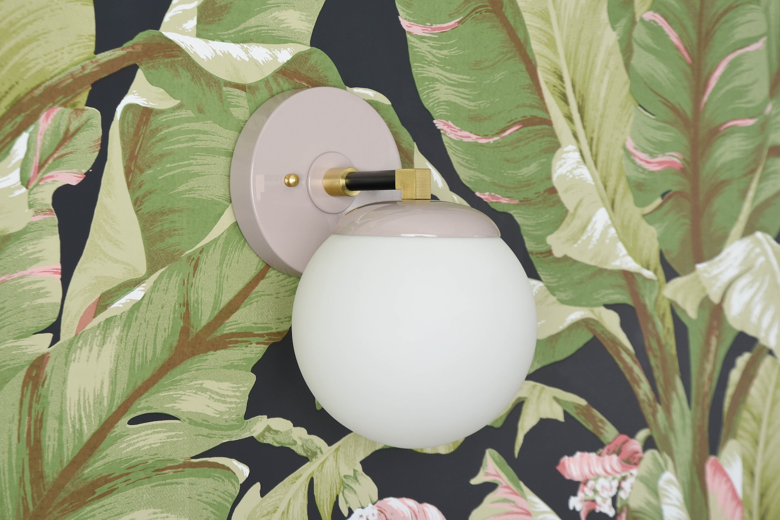 Matte Frosted Glass Globe Bathroom Vanity Light Single Light Etsy