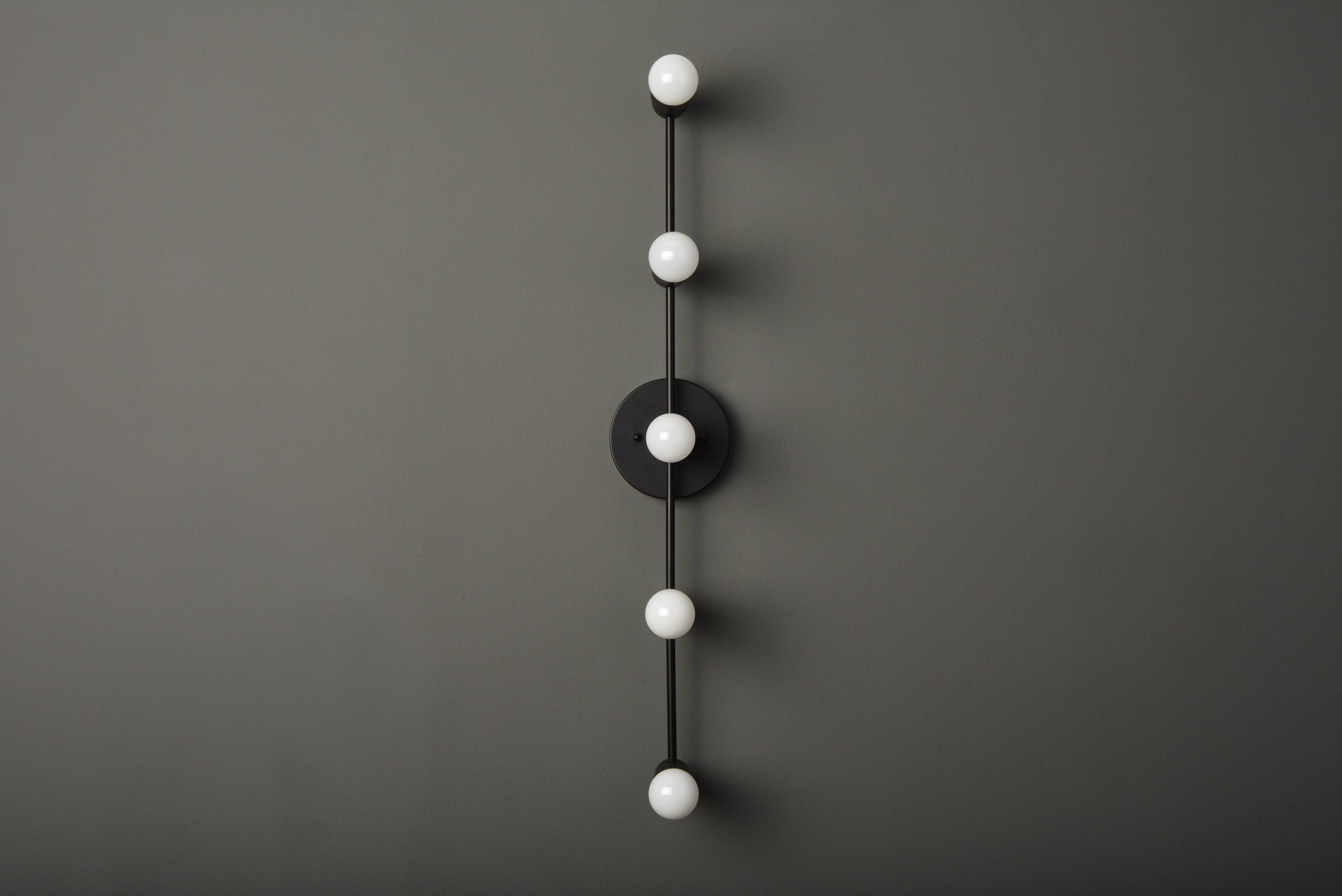 Modern Bathroom Light Black Wall Sconce Mid Century Modern Light