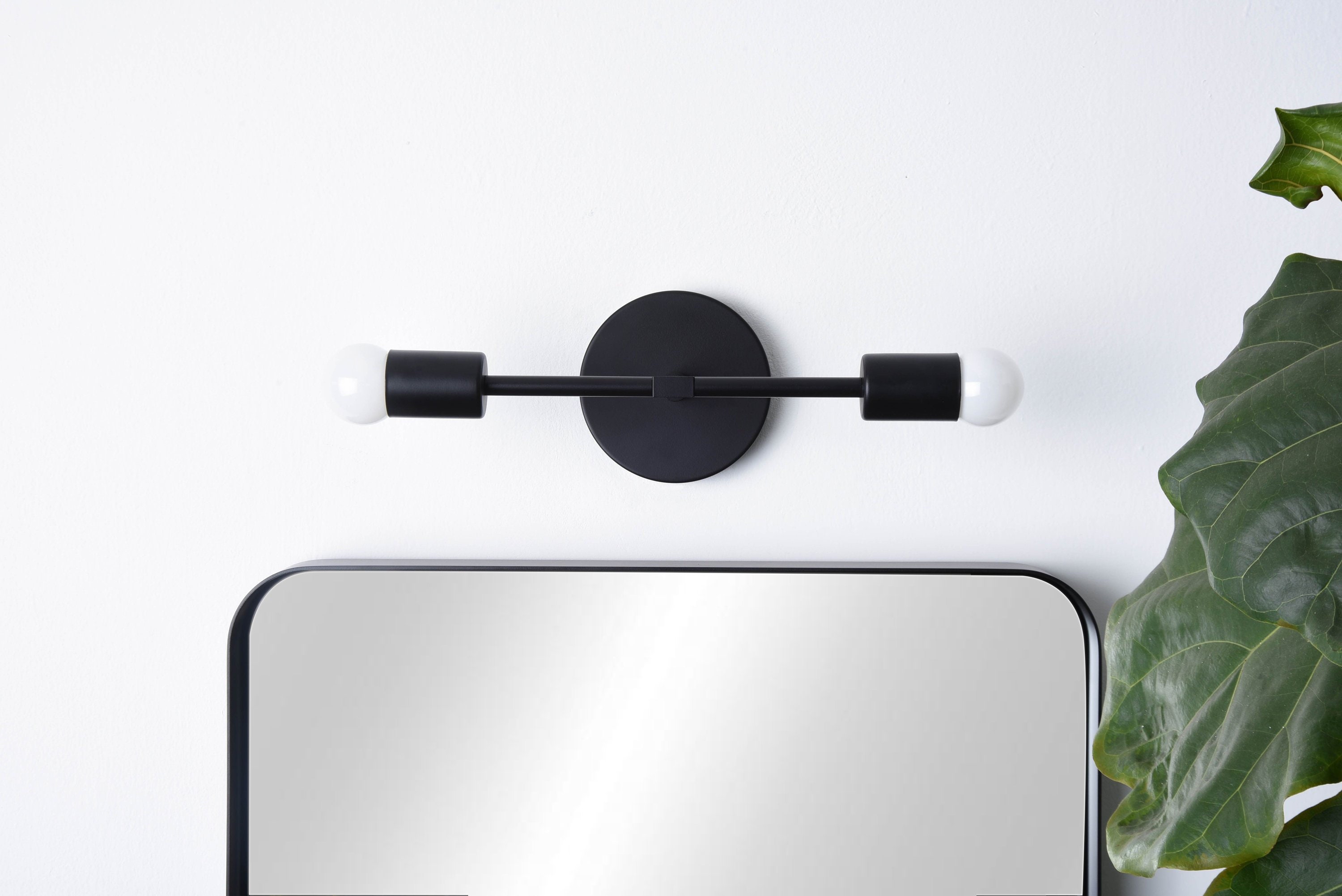 Black Wall Sconce Black Vanity Light Matte Black Light Mid