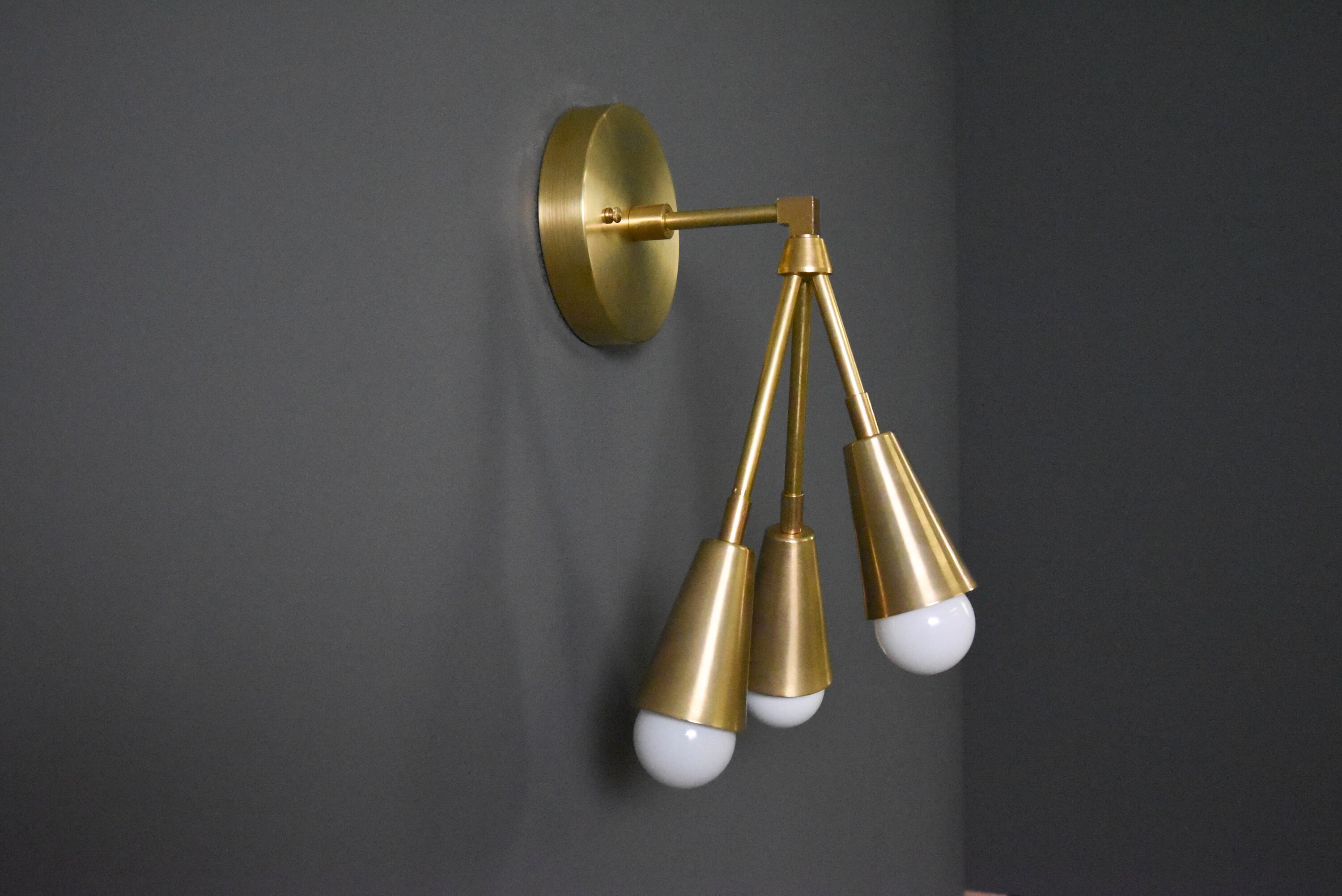 Gold Modern Sconce Mid Century Wall Light Industrial Wall Light