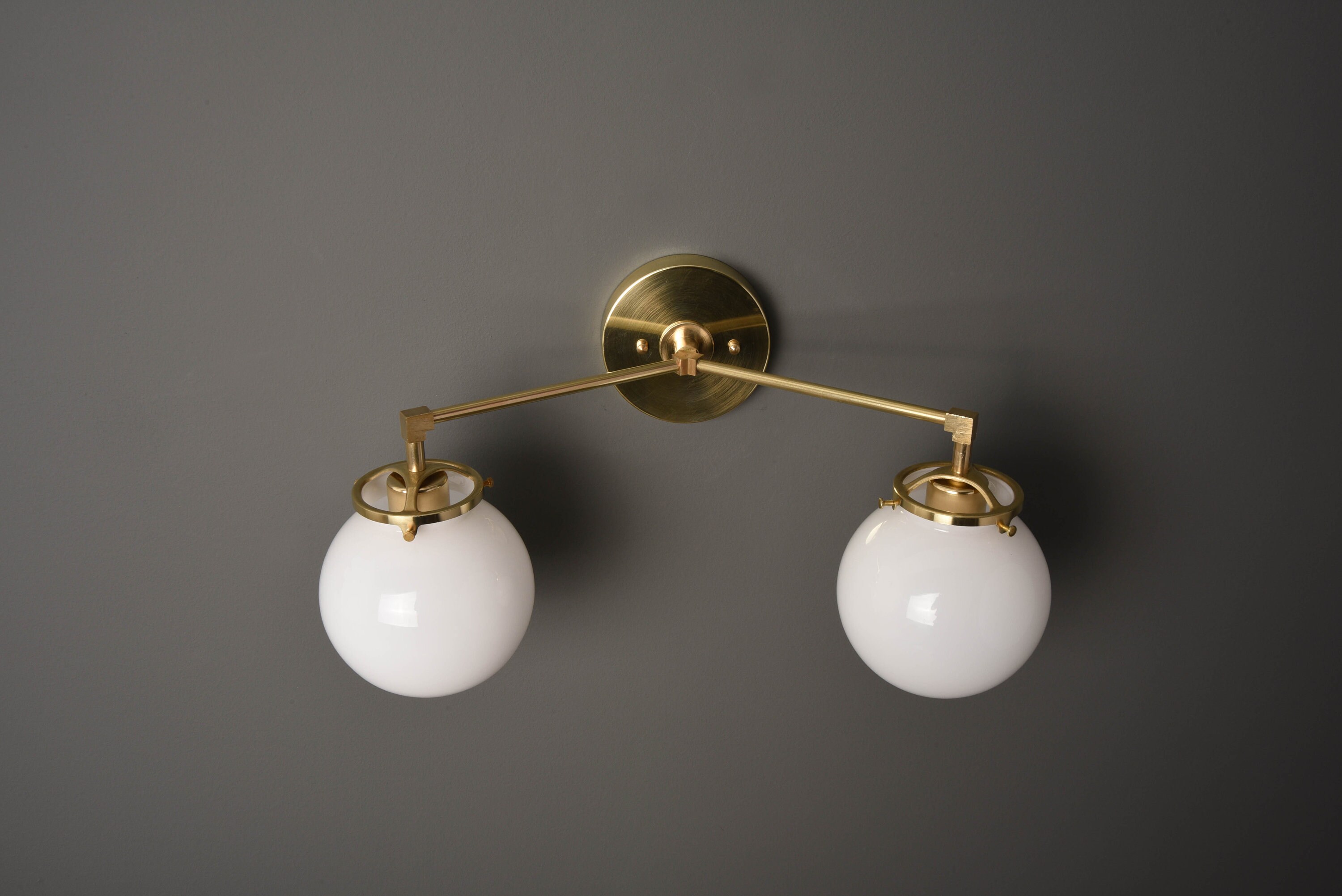 Gold Vanity Light Modern Wall Sconce Mid Century Industrial