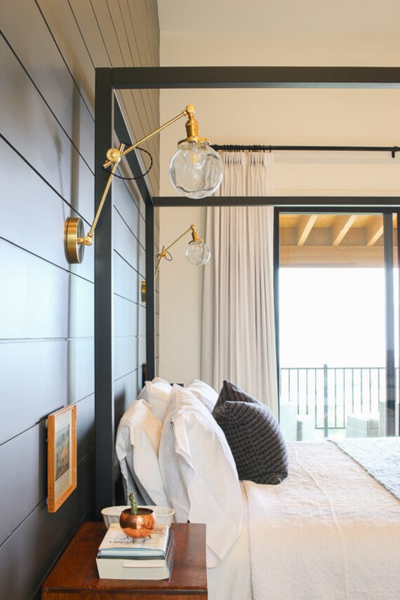 Adjustable Wall Sconce Industrial Wall Light Gold Vanity Light Mid