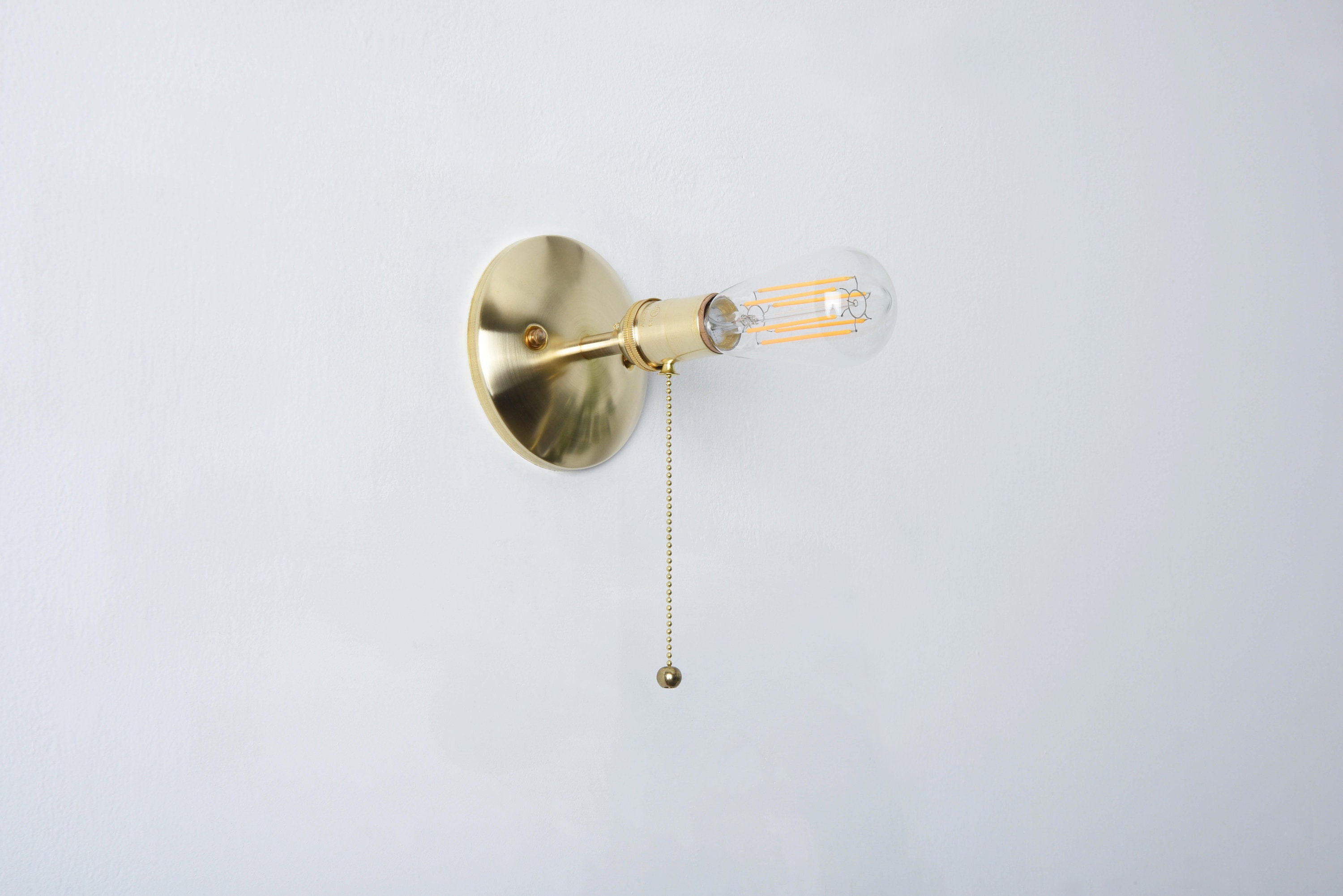 Modern Style Pull Chain Wall Light