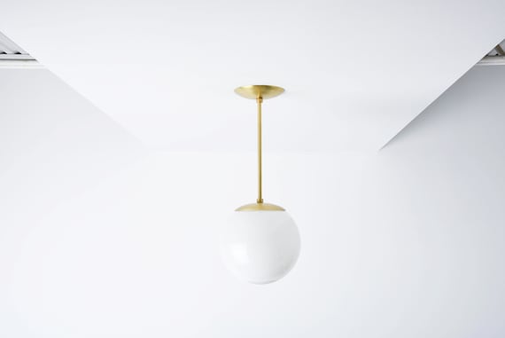 Brass 2024 globe pendant