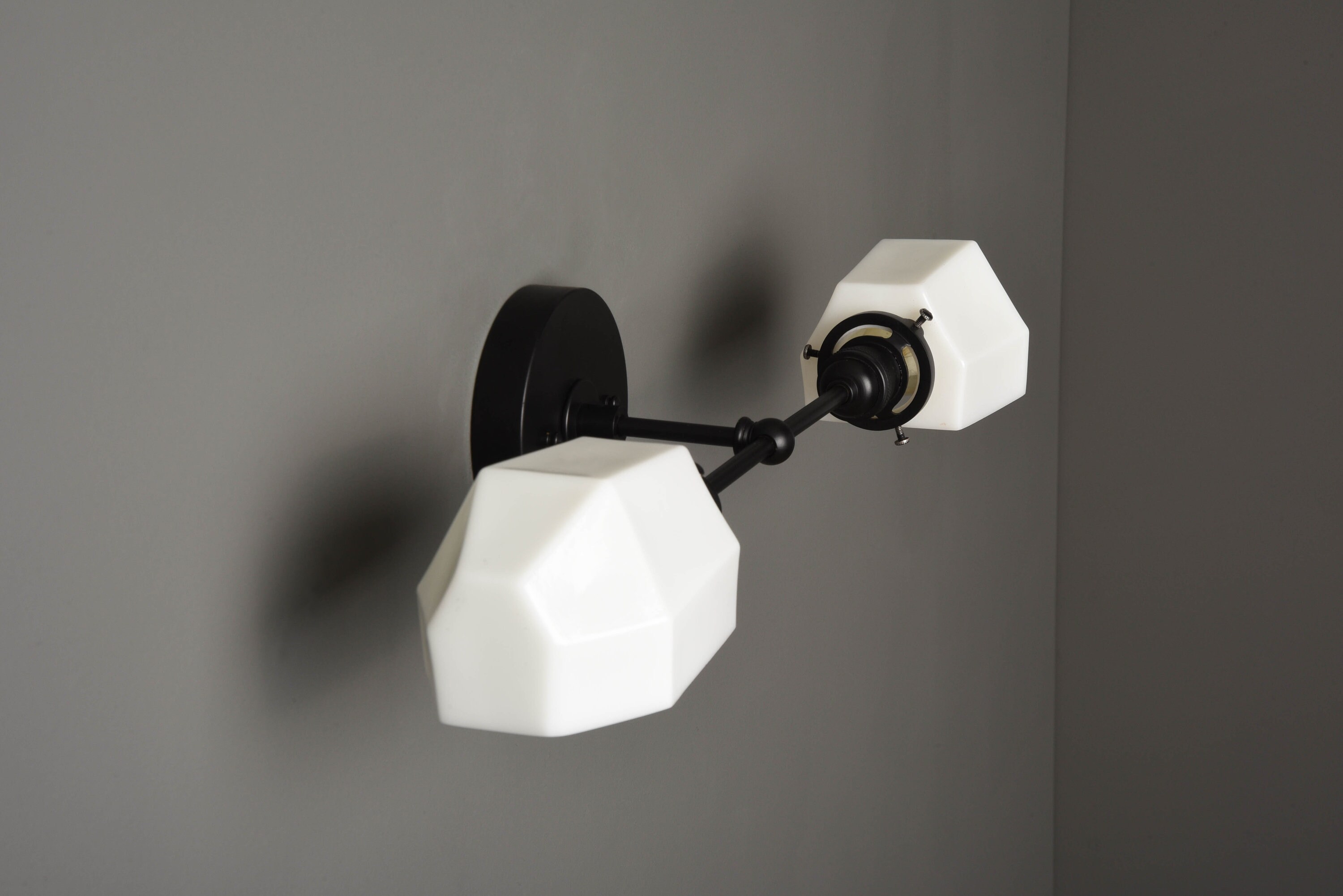 Industrial Vanity Light Modern Wall Sconce Matte Black Mid