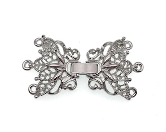 Butterfly Verschluss: 3-Strang Halsketten-Armband Verbinder (WB20S)