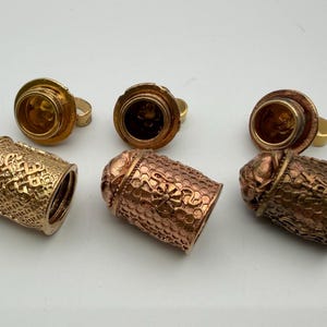 Solid Brass Tibetan Prayer Wheel Pendant: Engraved Buddhism Charm (1 1/2 x 1/2")