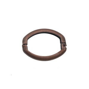 1 PC metal shortner clip clasp, different color plated, 1x3/4 inch, make a long necklace to shorter double strings Sample Not Included Copper PLT plain