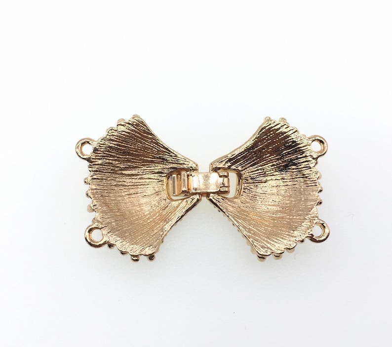 Shell Clasp 2 Strand Gold Plated Shell Clasp: Watch Buckle Style, Necklace Bracelet ...