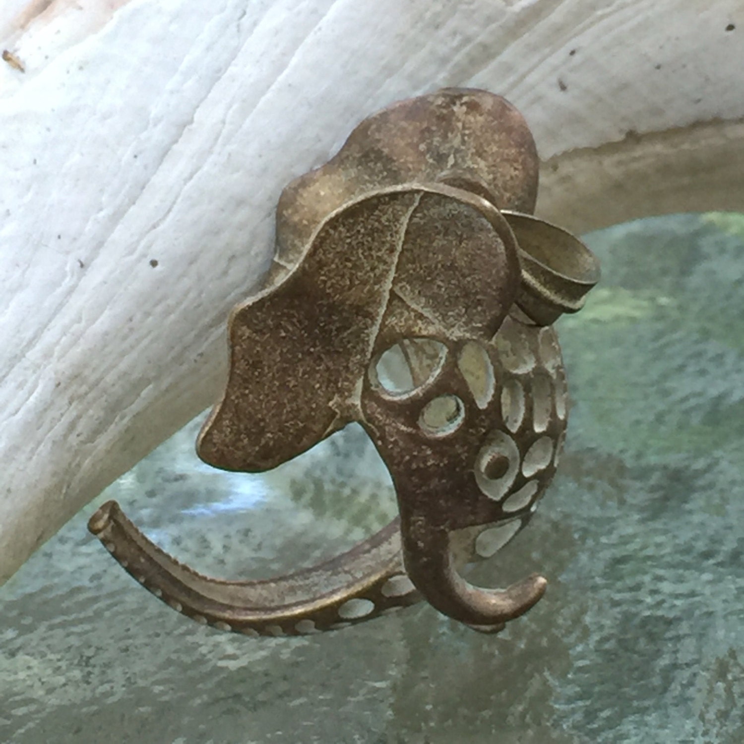 Ciondoli Elefante Portafortuna E Perline Tibetane - Set Fai Da Te Per Gioielli Vintage - 2