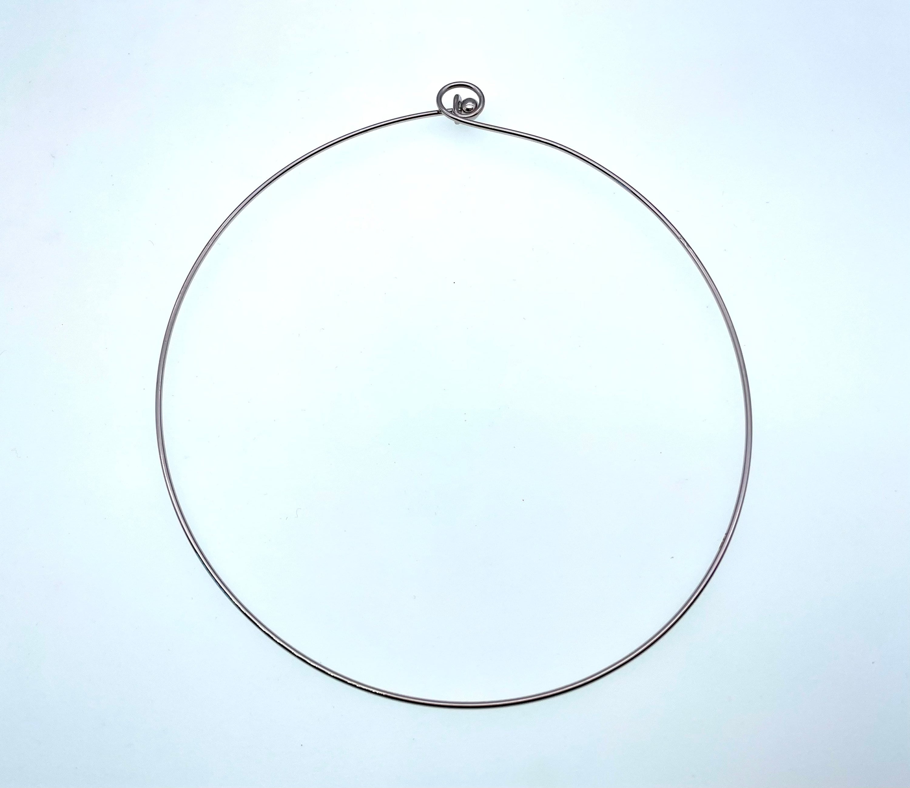Sterling Silver Wire Choker Necklace - Reveka Rose