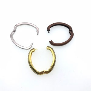 1 PC metal shortner clip clasp, different color plated, 1x3/4 inch, make a long necklace to shorter double strings Sample Not Included image 1
