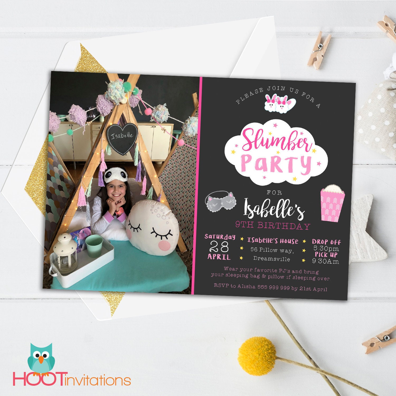Birthday pyjama party new arrivals