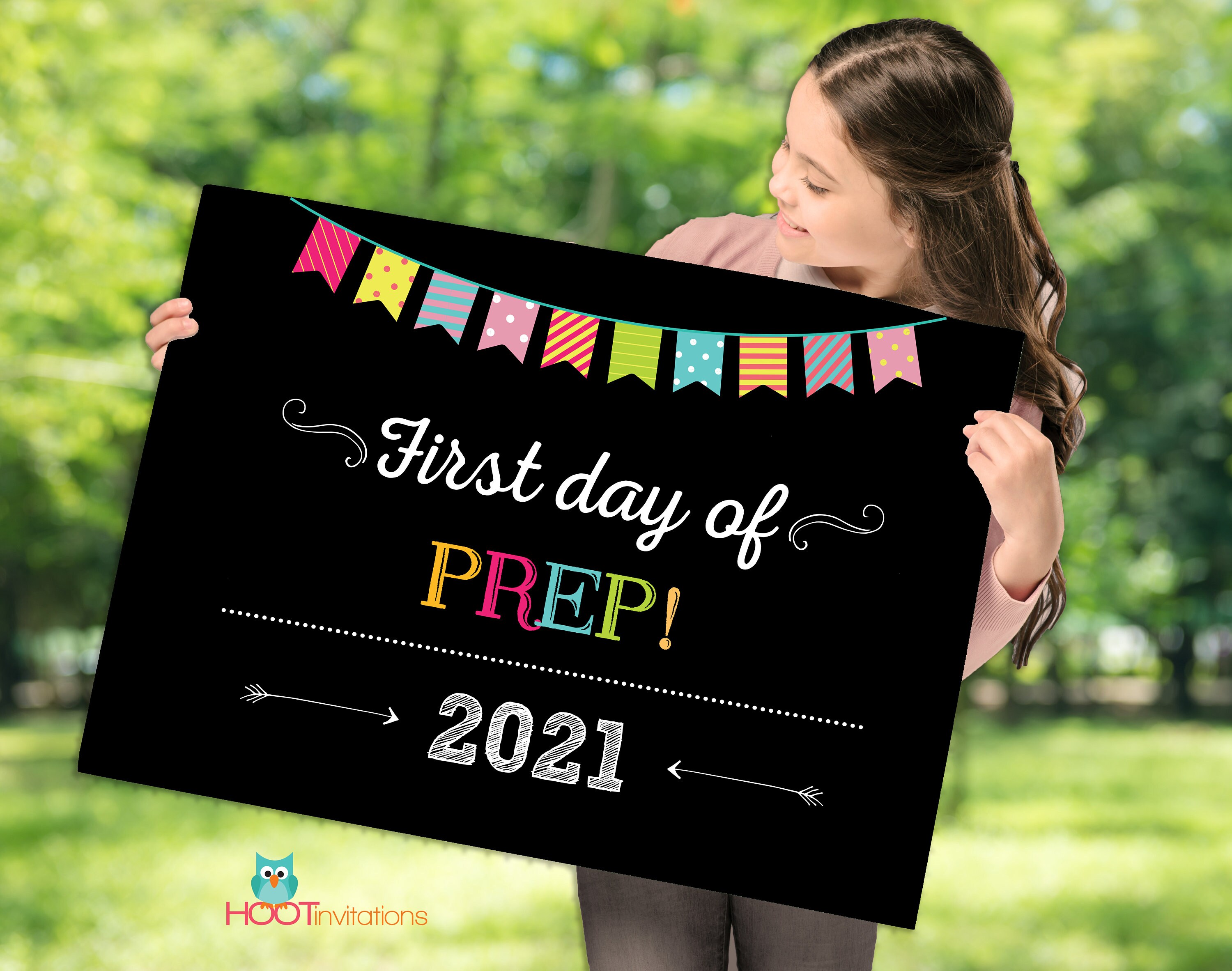 First day of Prep sign First day of school sign Back to Etsy