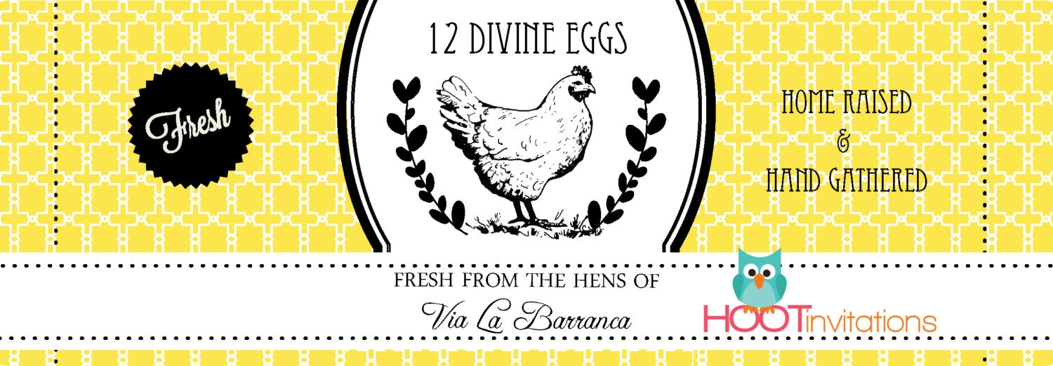 yellow egg carton labels to print at home one dozen 12 egg