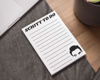 Schitt's Creek Sticky Note Pad: "Schitt To Do" List, David Rose