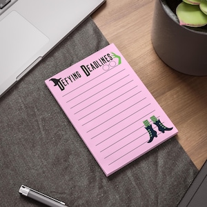 Defying Deadlines Post-it Note Pads | Wicked-Inspired Work Gift
