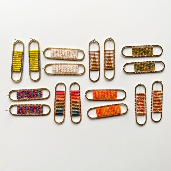 Delica Bead Earrings - Etsy