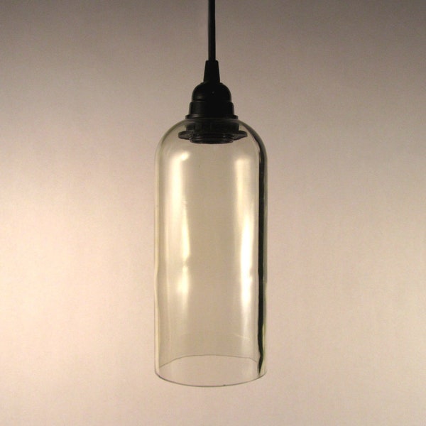 1.5 Liter Bottle Glass Light Pendant, Candle Sconce // Upcycled Recycled Repurposed Ecofriendly Sustainable