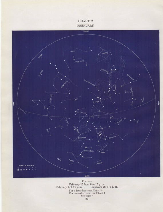 February Star Chart