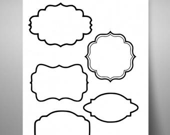 Download Monogram Border Svg Etsy