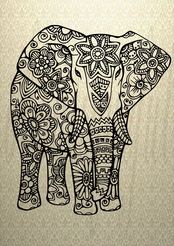 Download Elephant Mandala Svg Mandala Svg Svg Elephant Mandala Etsy