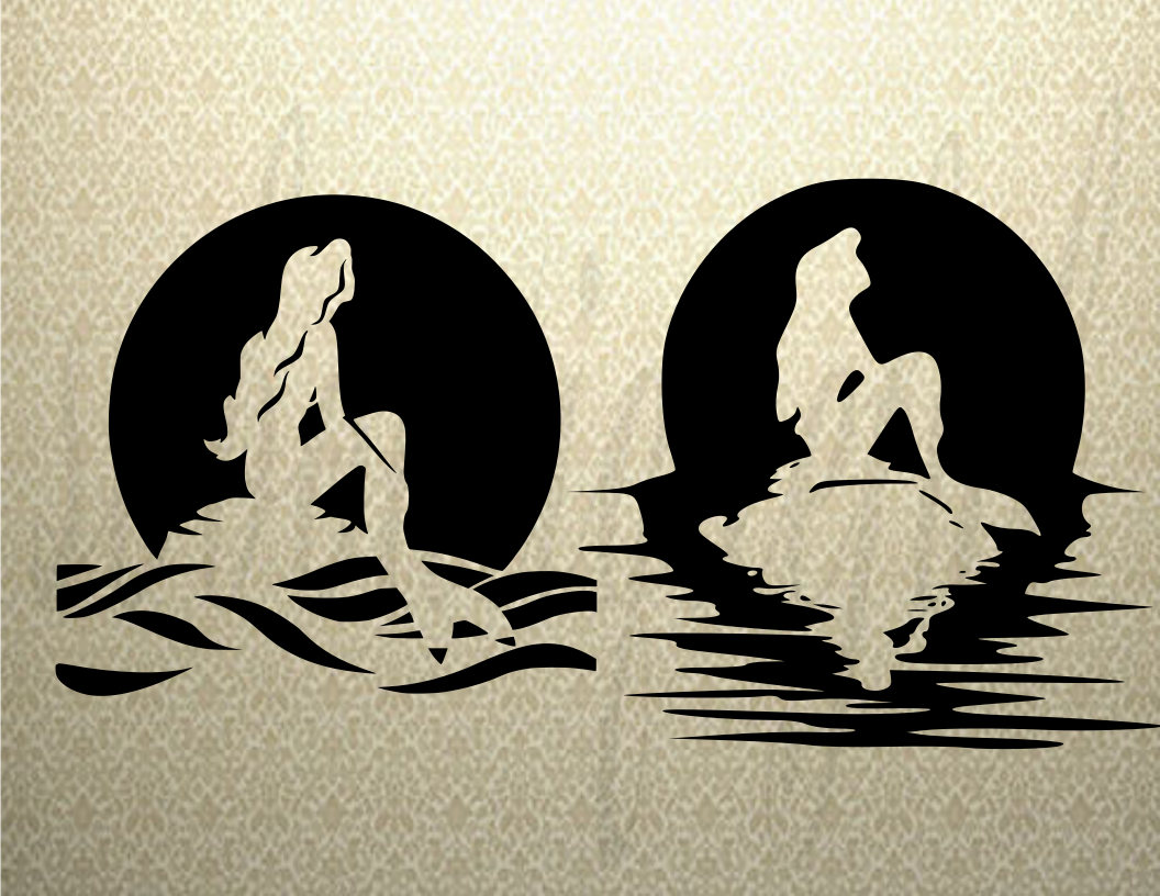 Download Mermaid SVG SVG File-Mermaid Silhouette-Mermaid cut | Etsy