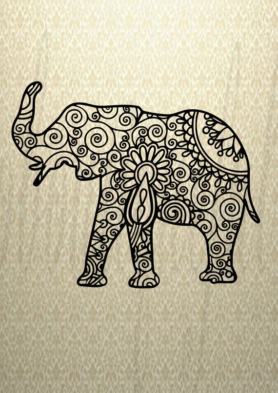 Download Elephant Mandala Svg / Mandala SVG / Svg / Elephant ...