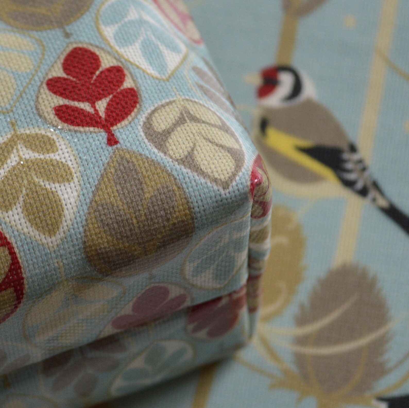 Leaf Oilcloth Wash Bag by Susie Faulks/ Bag/ Oilcloth Bags/ Etsy UK