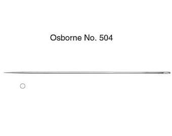 CS Osborne Light Gauge Single Round Point Long Upholstery Needles #504