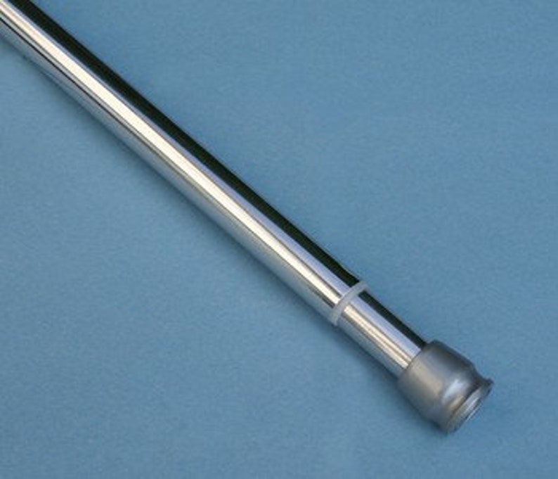 42-72 Adjustable, Chrome Graber 1-inch Spring Tension Curtain Rod 2-693-0