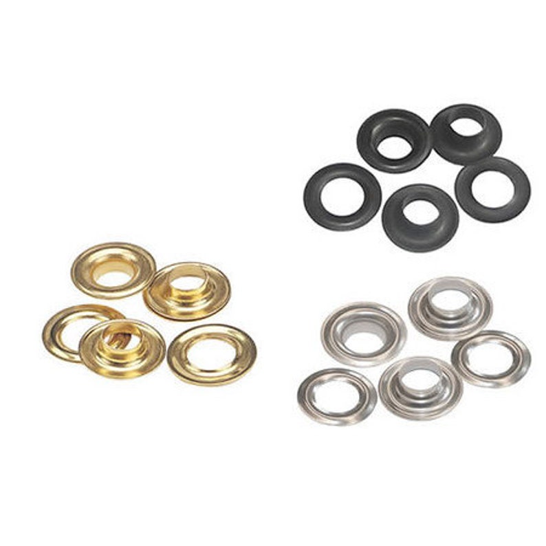 Osborne 25 Sets Brass Grommets /& Plain Washers #G1-6 13//16/" Hole C.S