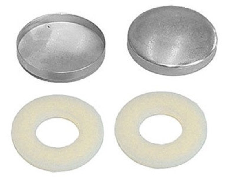 50:Osborne Button-Wire Eyes w//Aluminum Shells #44 77030 9//16/" dia Size 22