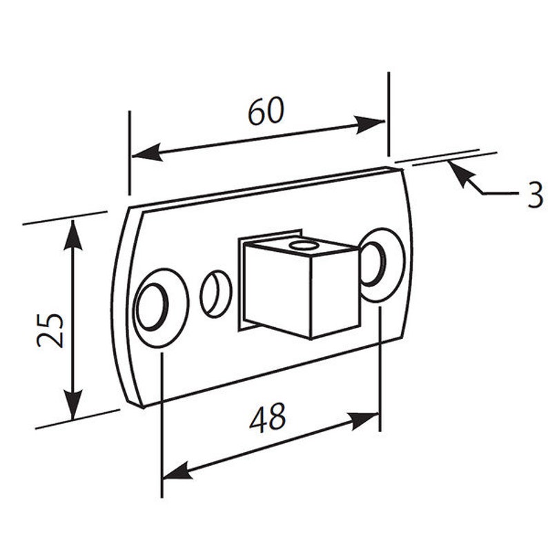35 Nm Max. Somfy LO Lt50 Motor Bracket With Stud