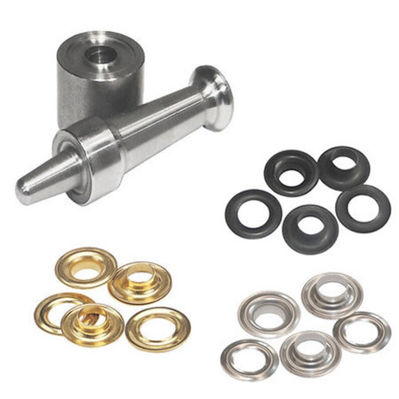 C.S Osborne Brass Grommets /& Washers #G1-1 Size 1 9//32/" Hole 144 Sets